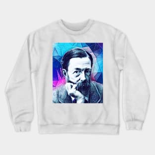 John Addington Symonds Snowy Portrait | John Addington Symonds Artwork 13 Crewneck Sweatshirt